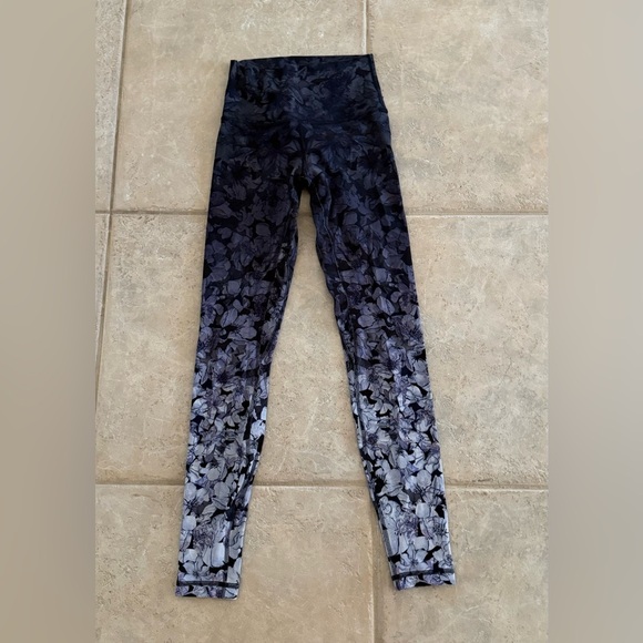 Rare Lululemon Align Pant 28” Nightfall Blossom Multi Purple Floral Leggings Sz4 - Picture 6 of 8
